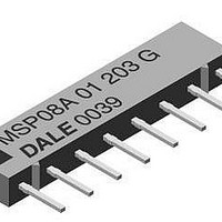 Resistor Networks & Arrays 6pin 1Kohms 2% Bussed Network