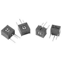 Trimmer Resistors - Single Turn 1/4 SQ V/ADJ 10K