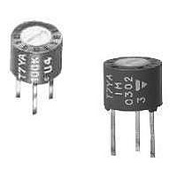 Trimmer Resistors - Single Turn 1/4 ROUND-103