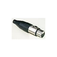 XLR Connectors METAL PLUG CABLE 4 SKT LRG CLAMP