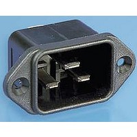 Power Entry Modules ADPTR PLUG 20A 250V SNAP IN