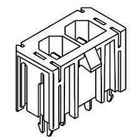 Header Connector,PCB Mount,RECEPT,2 Contacts,PIN,0.295 Pitch,PC TAIL Terminal,POLARIZED LCK
