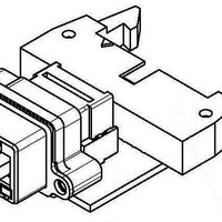 Telecom & Ethernet Connectors RJ45 PCB RECPT RA IP67 W/CABLE HEADER