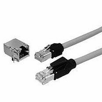 Telecom & Ethernet Connectors 8P M MODULAR PLUG IDC EMI PROTECT T/H