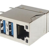 USB & Firewire Connectors WE-RJ45 LAN W/Dual USB 3.0