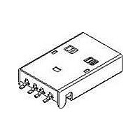 USB & Firewire Connectors TYPE A RA SHLDED PLG SMT AU
