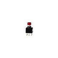 Pushbutton Switches ON-(ON) .157 RED CAP VERTICAL PC .4VA