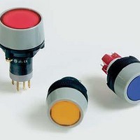 Pushbutton Switches SPDT GRN LED LA SERIES