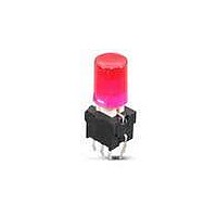 Pushbutton Switches PUSH SW DPDT ON-(ON) ULTRA RED LED