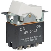 Rocker Switches & Paddle Switches DPDT ON-NONE ON 30A