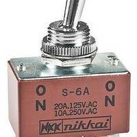 Toggle Switches ON-NONE-ON DPDT
