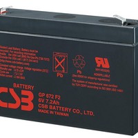 Sealed Lead Acid Battery 6V 7.2Ah .187 Faston tabs