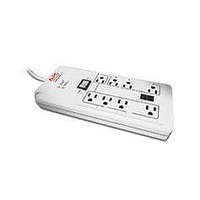 Power Outlet Strips 8 OUTLETS 120V W/ PHONE PROTECTION