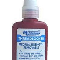 Adhesive; Threadlocker; general purpose, medium strength; 2 oz liquid
