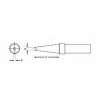 Soldering Tools Weller Sgl Flat Tip For TC201 .093 x800