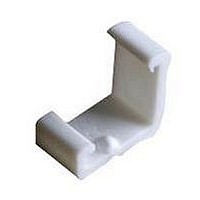 Connector Accessories 2 POS Closed End Dust Cover Polyester White