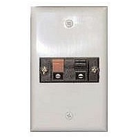 AUDIO WALL PLATE, 2 MODULE, WHITE