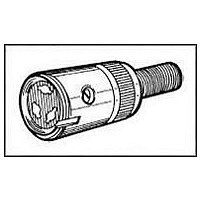 CONNECTOR, DIN AUDIO, FEMALE, 4WAY