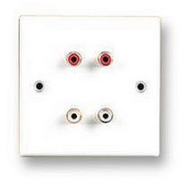 CONNECTOR, PLATE, PHONO, 4X