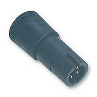 CIRCULAR CONNECTOR, PLUG, 3POS, CABLE