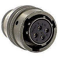 CIRCULAR CONN PLUG, SIZE 12, 4POS, CABLE