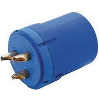 connector comp, insert only, size 28, blue insul, 2#12& 10#16 solder cup socket cont