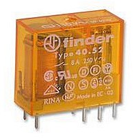 POWER RELAY, DPDT-2CO, 110VAC, 8A, PCB