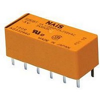 POWER RELAY, 4PST, 12VDC, 4A, PC BOARD