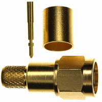 CONN PLUG STRAIGHT CRIMP GOLD SM