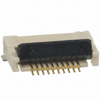 CONN FPC 10POS 0.5MM PITCH SMD