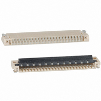 Flex Cable Connector,PCB Mount,24 Contacts,Number Of Contact Rows:1,SURFACE MOUNT Terminal,LOCKING