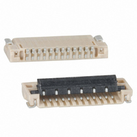 Flex Cable Connector,PCB Mount,12 Contacts,Number Of Contact Rows:1,SURFACE MOUNT Terminal,LOCKING