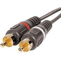 RCA AUDIO/VIDEO CABLE, 50FT, BLACK