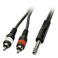 RCA AUDIO/VIDEO CABLE, 4FT, GRAY