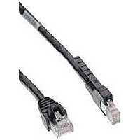 RJ POINT FIVE CABLE, CAT5E, 0.5M, BLACK