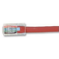 LEAD, CAT6 UNBOOTED UTP, RED, 3M