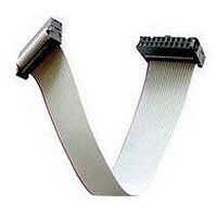 RIBBON CABLE, IDC/PIN CONN 34WAY 18IN GRY