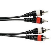 CABLE RCA PLUG/RCA PLUG 15' BLK