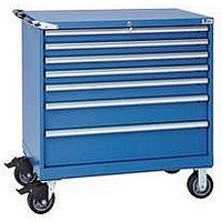 CABINET, MOBILE, 7 DRAWER, STEEL