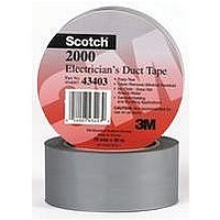 TAPE, DUCT, PVC, GRAY, 2INX50YD
