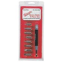 TOOLS,SCREWDRIVERS,SCREWDRIVERS,SCREW GUIDE KIT, INCLUDES 6 OF THE MOST POPULAR SLOTTED & PHILLIPS SCREWDRIVER BITS 2 SQUARE DRIVE BITS, AND SCREW GUIDE,TOOLS AND ACCESSORIES,SCREW GUIDE KIT ,MILWAUKEE