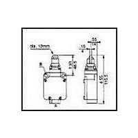 LIMIT SWITCH ROLLER PLUNGER SPDT-1NO/1NC