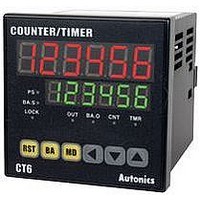 DIGITAL COUNTER/TIMER, 6-DIGIT, 100VAC TO 240VAC