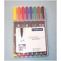 MARKER, FINE TIP, WALLET OF 8