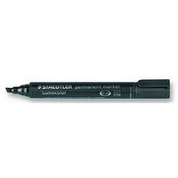 MARKER, BLK, CHISEL TIP, PK1