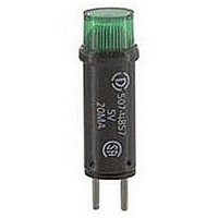 INDICATOR, LED PANEL MNT, GREEN, 10V