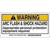 LABEL, WARNING, 4INX2IN, 100PCS