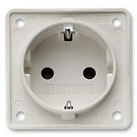 SOCKET, SCHUKO EU, WHITE