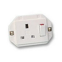 MAINS SOCKET, 1GANG SWITCH