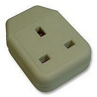 SOCKET, TRAILING, 1WAY, WHITE